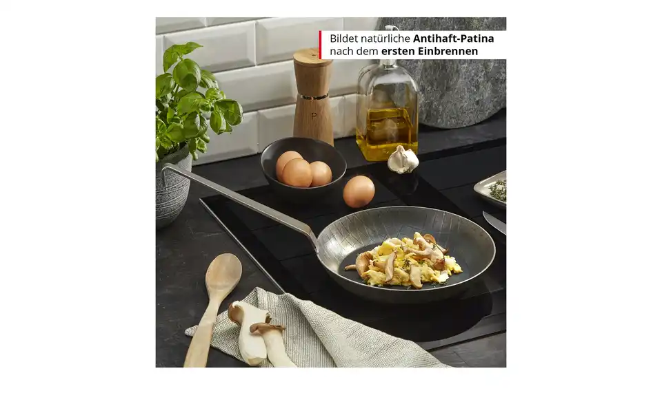 Meisterkoch Bratpfanne 28cm Ferro, Bild mit Text