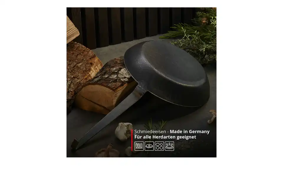 Meisterkoch Bratpfanne 28cm Ferro, Bild mit Text