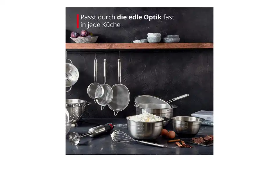 Meisterkoch Schüssel 1,5 Liter, Bild mit Text