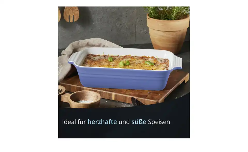 KHG Auflaufform, Bild mit Text