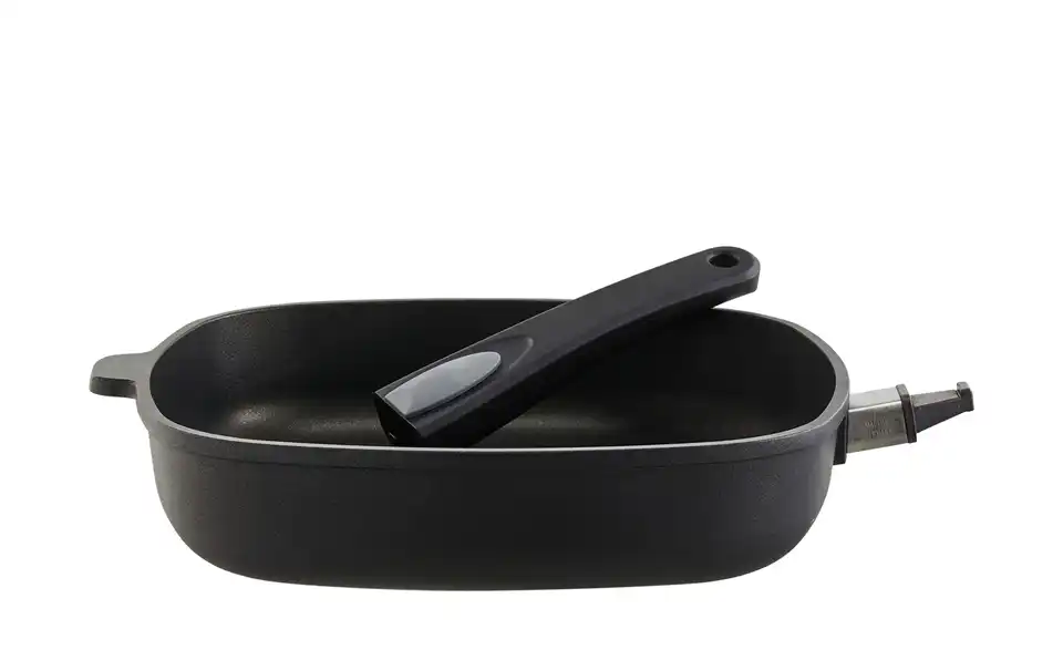 Meisterkoch Pfanne rechteckig 28 cm Titanium, Funktionsansicht
