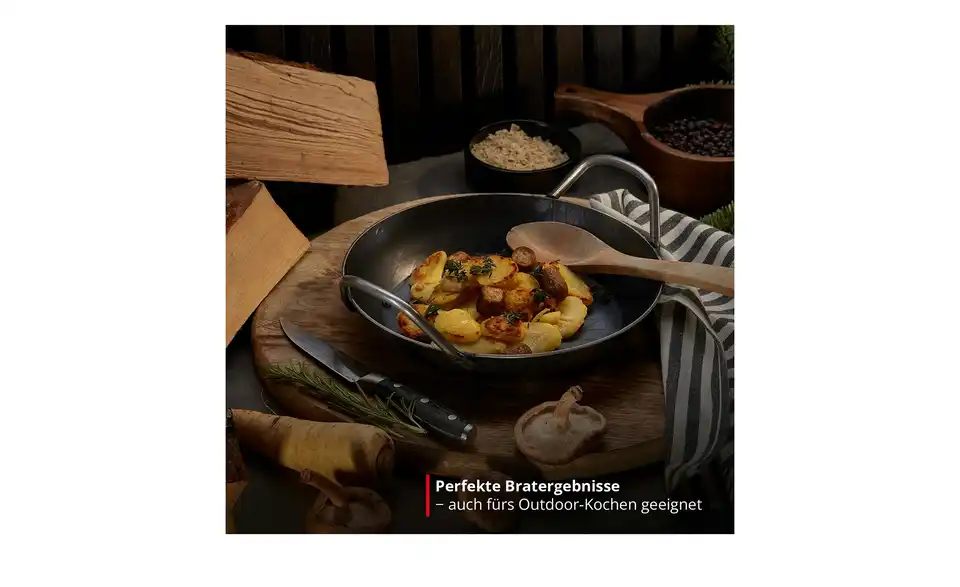Meisterkoch Servierpfanne 24 cm Ferro, Bild mit Text