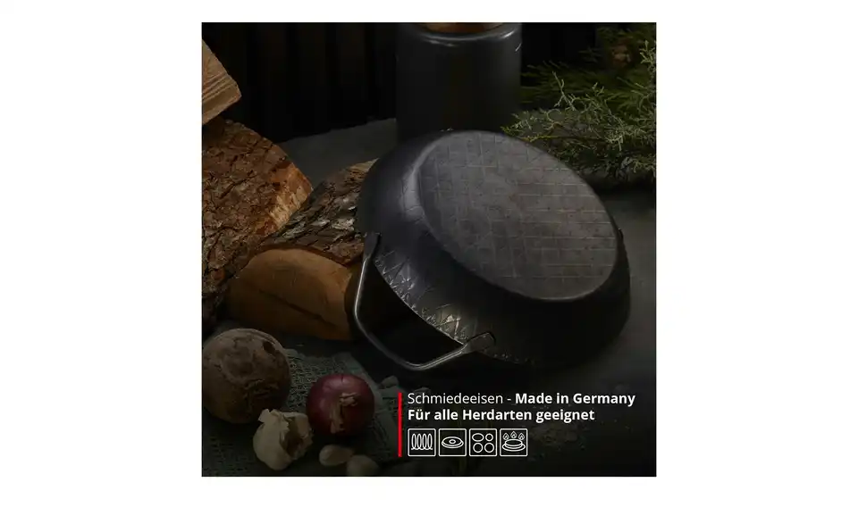 Meisterkoch Servierpfanne 24 cm Ferro, Bild mit Text