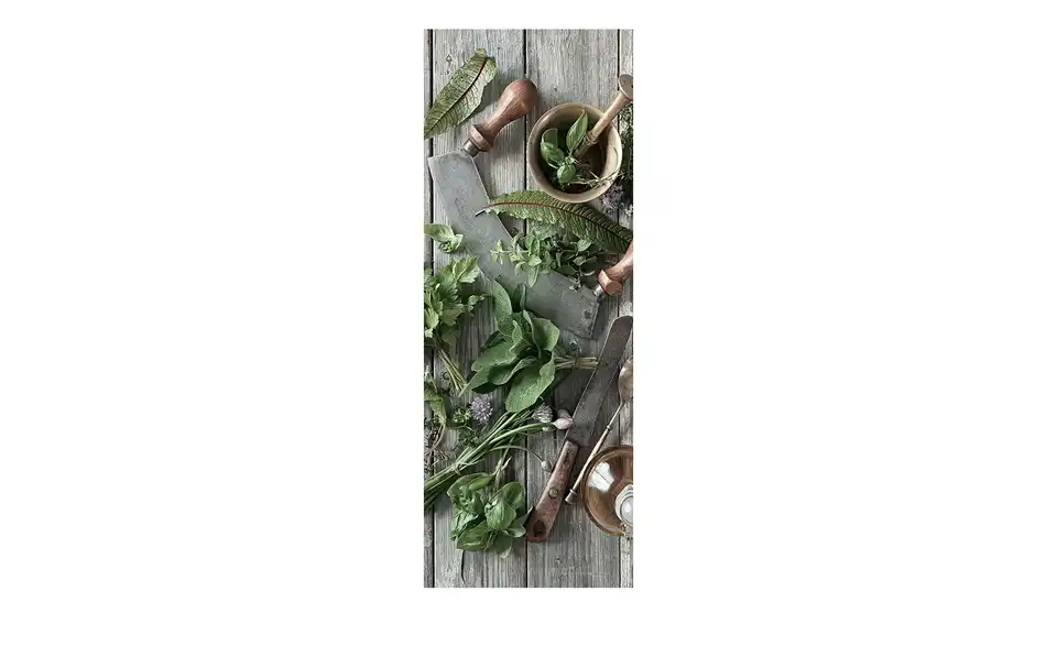 Glasbild Herbal Preperation, Frontansicht