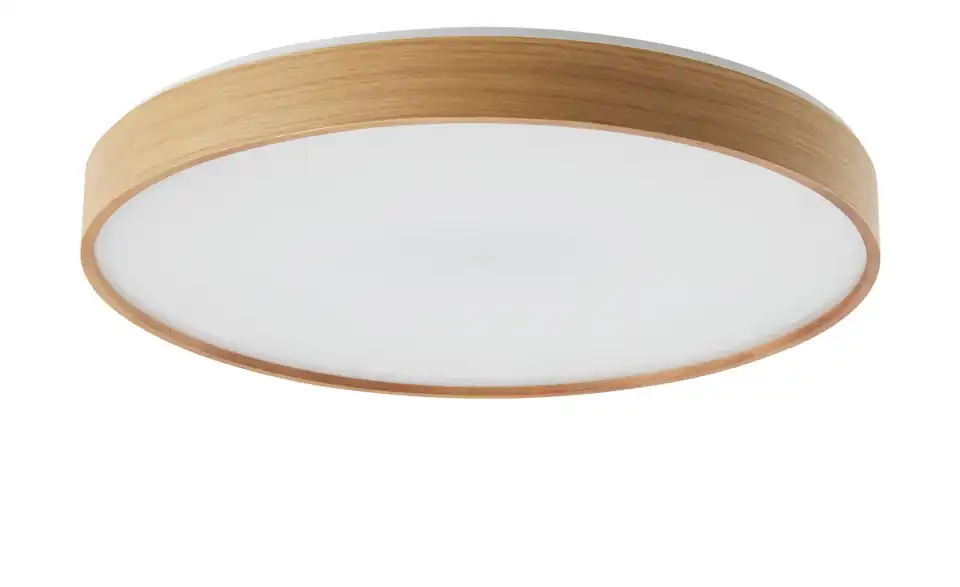 KHG LED-Deckenleuchte, 1-flammig, Eichenholz ´groß´, Perspektive