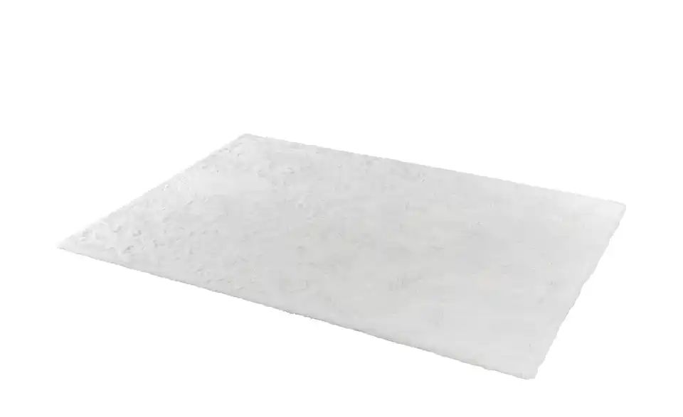 SCHÖNER WOHNEN Hochflorteppich | Weiß, 120x180 cm