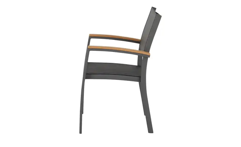 Gartenstuhl Sacramento stapelbar, Profilansicht