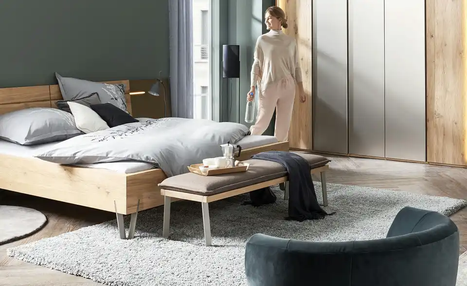 Bettbank, in Wohnsituation