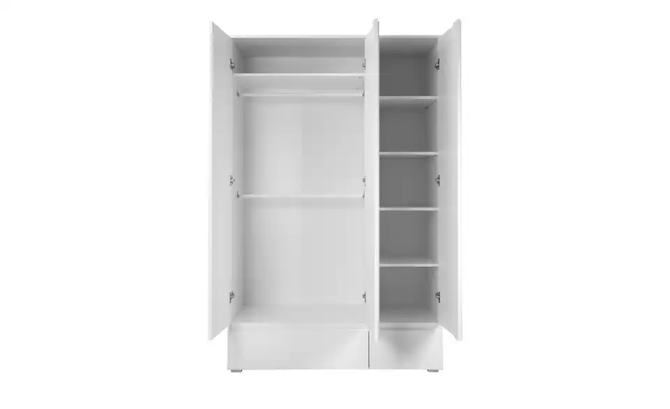 smart Kleiderschrank, geöffnet
