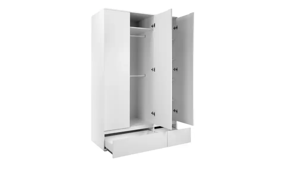 smart Kleiderschrank, geöffnet