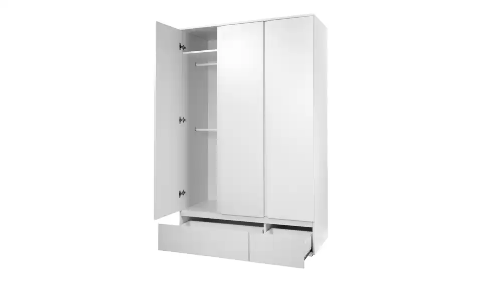 smart Kleiderschrank, geöffnet