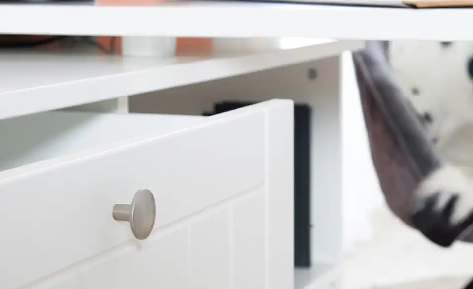 Mia & Mo Eckschreibtisch, Detailansicht