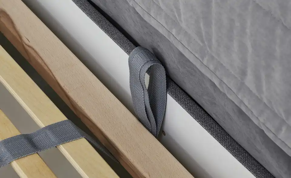 Polsterbett mit Stauraum, Detailansicht