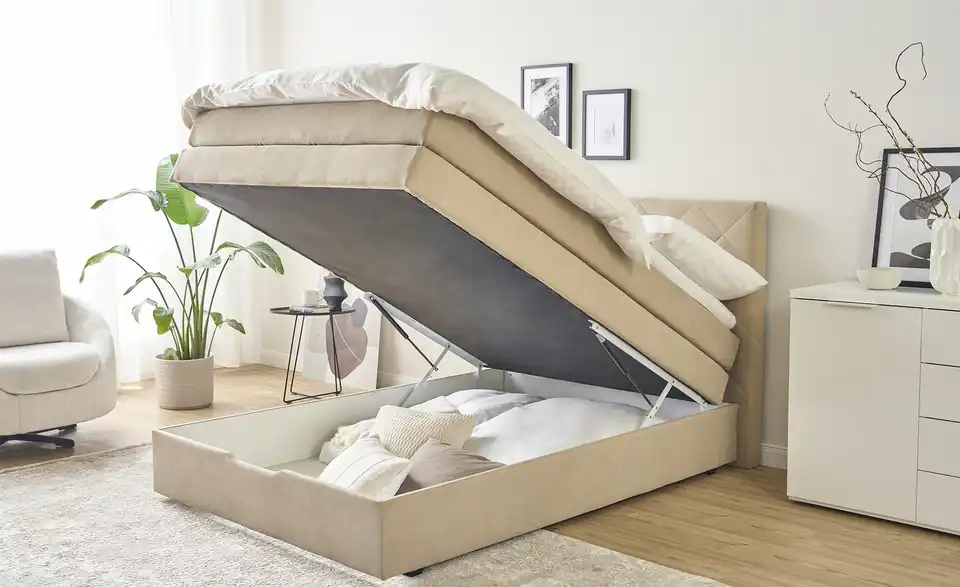 Boxspringbett, Funktionsansicht