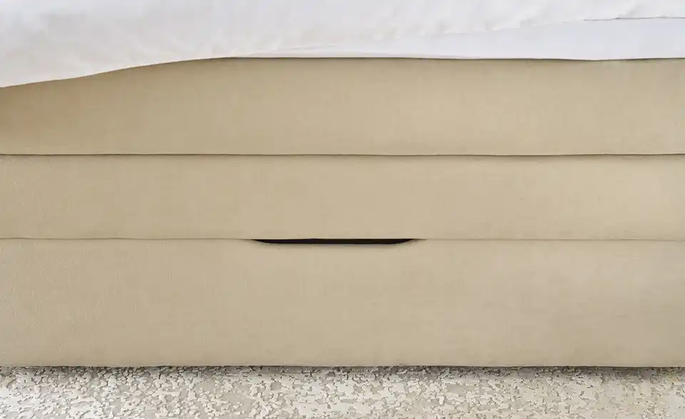 Boxspringbett, Detailansicht
