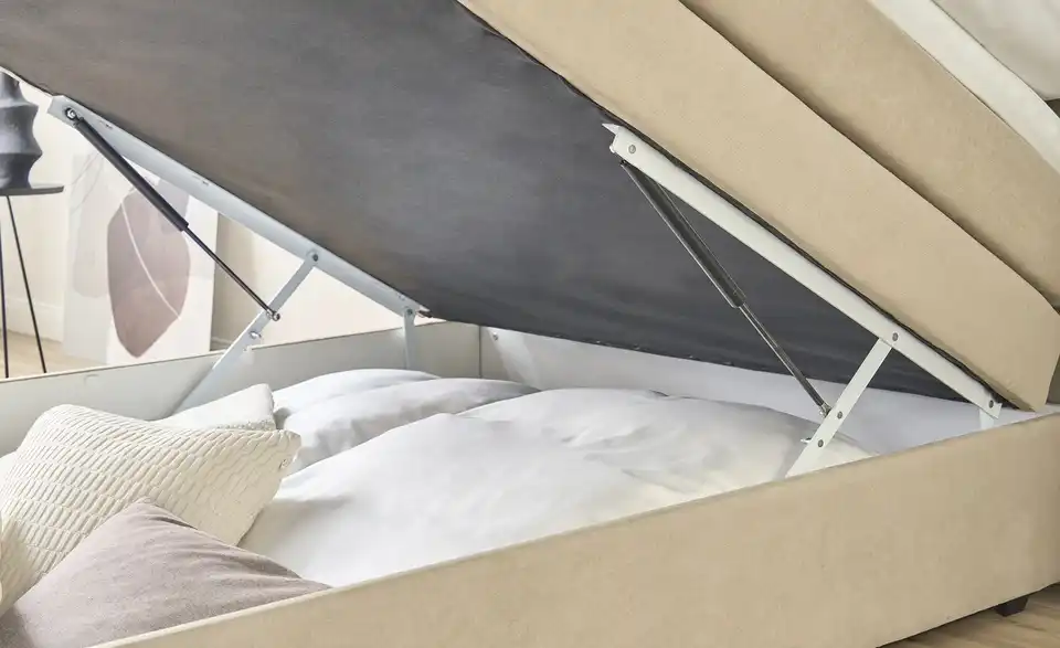 Boxspringbett, Detailansicht