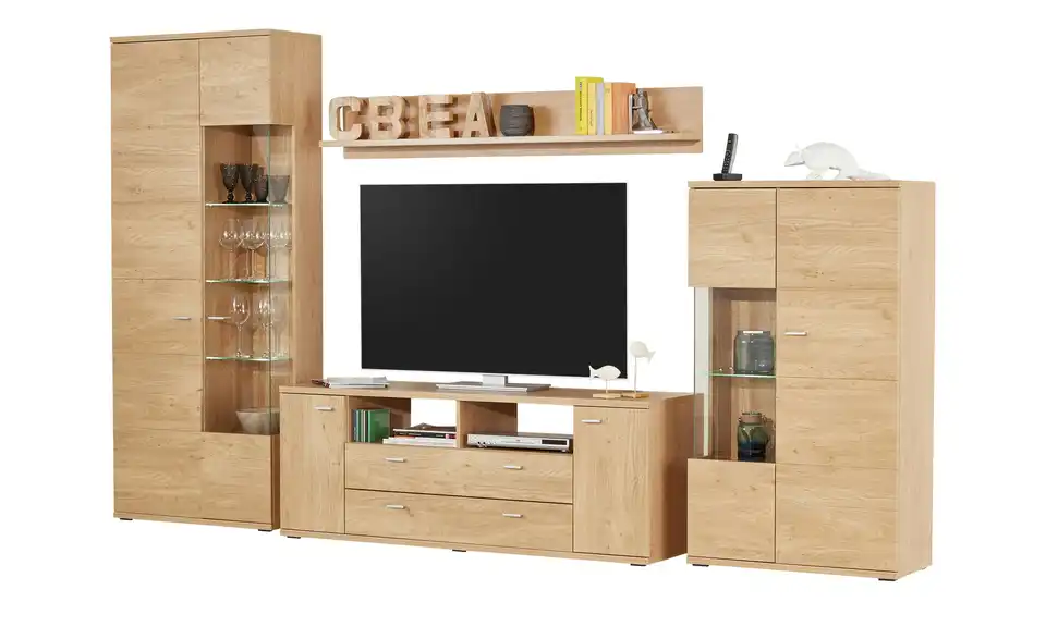 Primo Wohnwand Oregon, Funktionsansicht