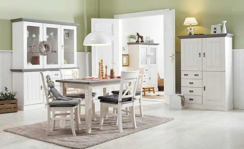 maison bleue Vitrinenaufsatz Florian für Sideboard, in Wohnsituation