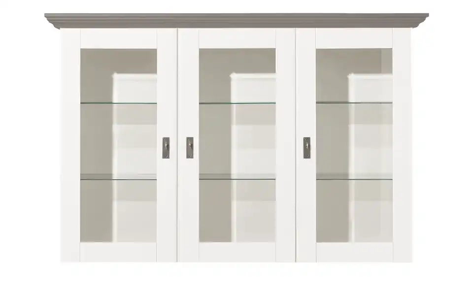 maison bleue Vitrinenaufsatz Florian für Sideboard, Frontansicht