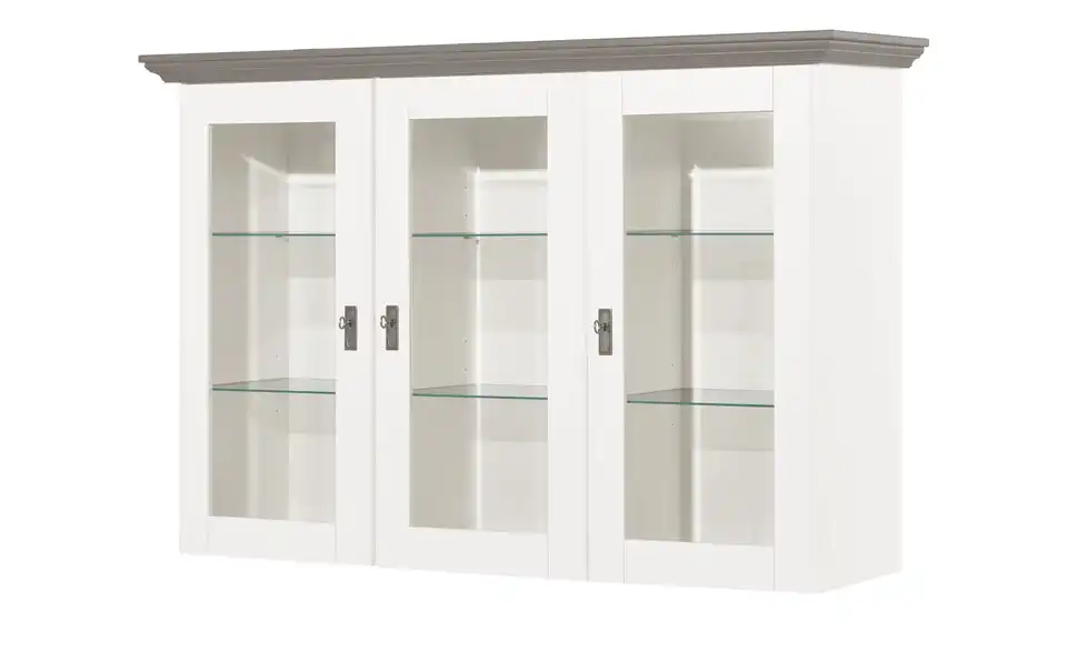 maison bleue Vitrinenaufsatz Florian für Sideboard, Perspektive