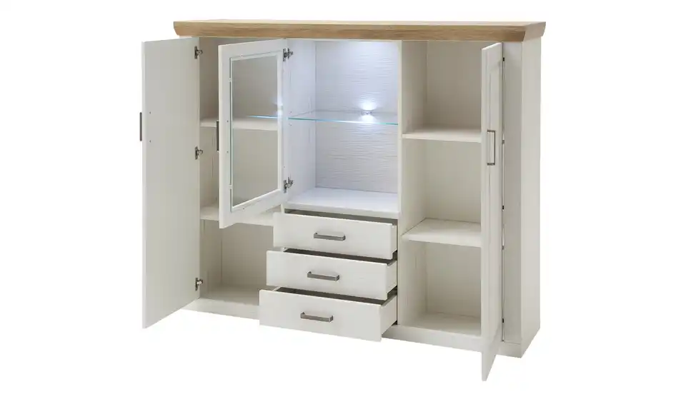 maison bleue Highboard Xanten, geöffnet