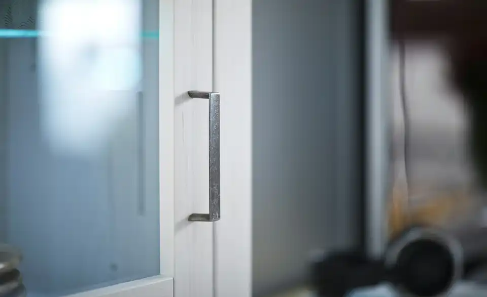 maison bleue Vitrine Xanten, Detailansicht