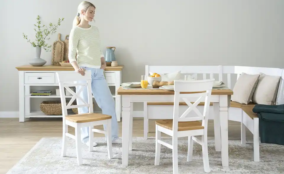 maison bleue Holzstuhl Florian, in Wohnsituation