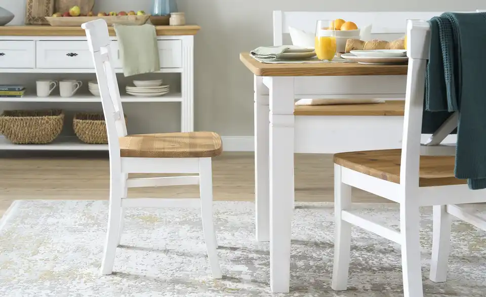 maison bleue Holzstuhl Florian, Profilansicht