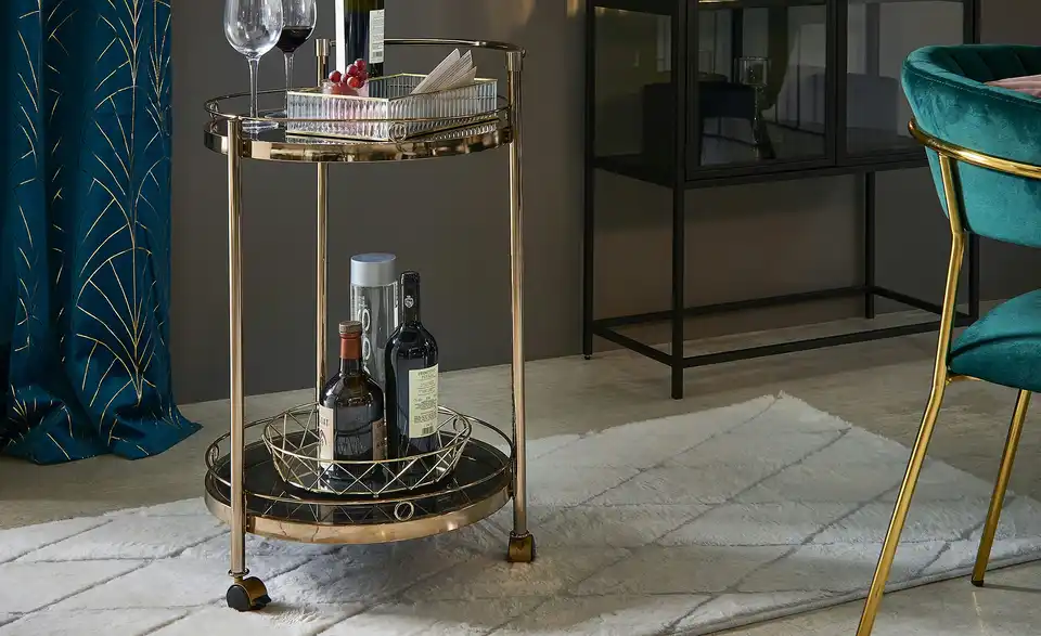 Servierwagen, in Wohnsituation