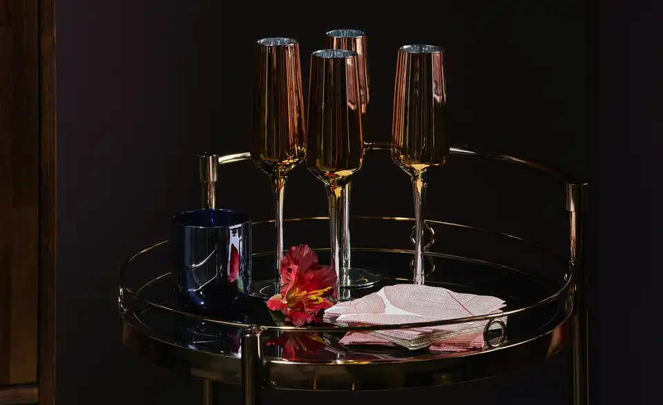 Servierwagen, in Wohnsituation