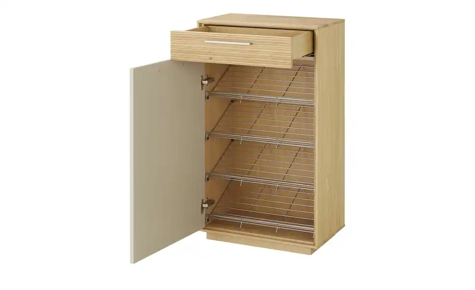 Schuhschrank, geöffnet