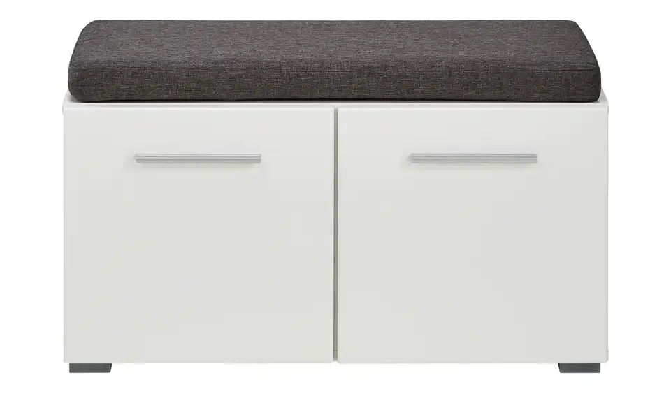 Garderobenbank, Frontansicht