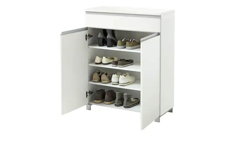 Schuhschrank, geöffnet