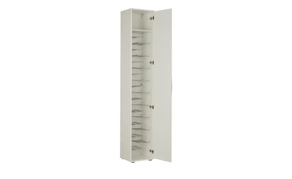 Garderobenschrank, geöffnet