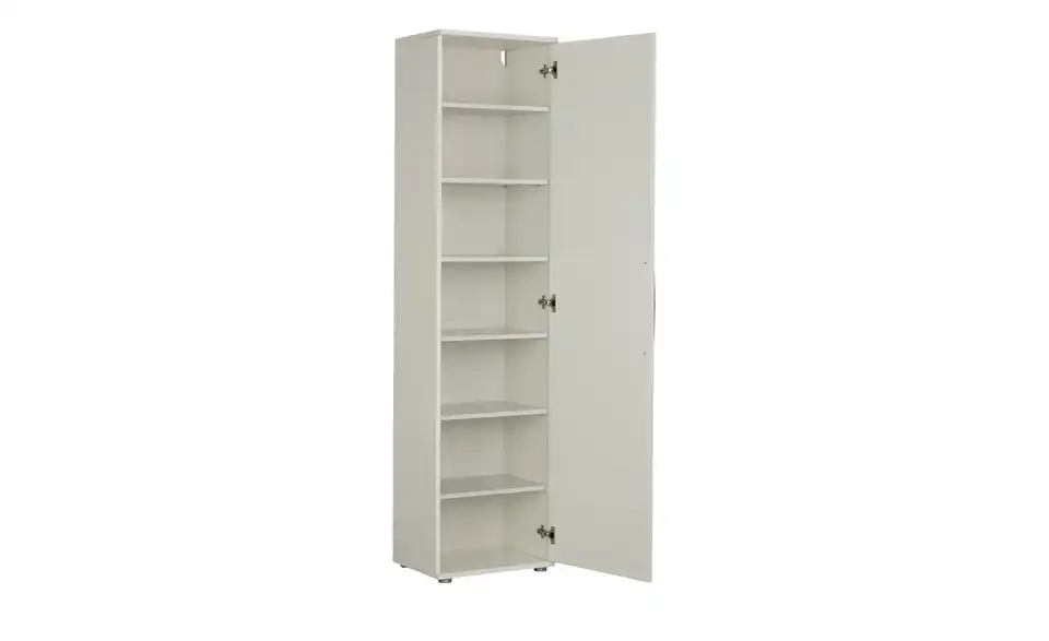 Garderobenschrank, geöffnet