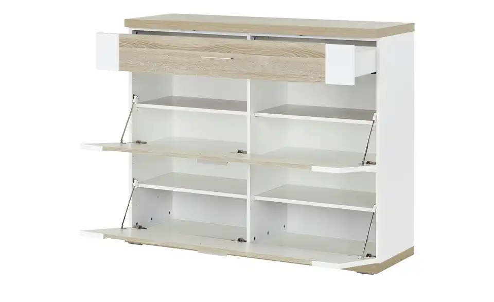 Schuhschrank, geöffnet