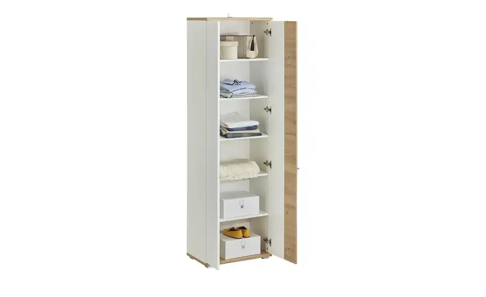 Primo Garderobenschrank, geöffnet