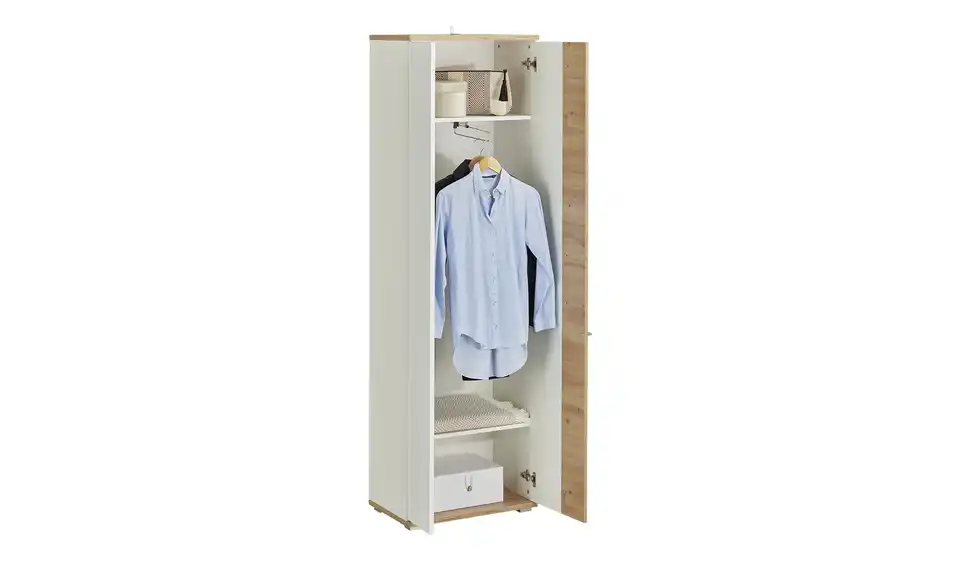 Primo Garderobenschrank, geöffnet