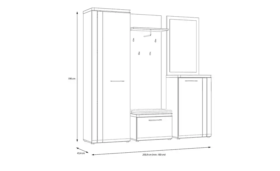Sitzkissen, Bemaßung