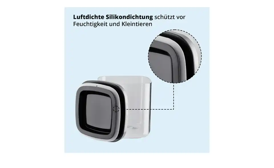 KHG Aufbewahrungsglas, Bild mit Text