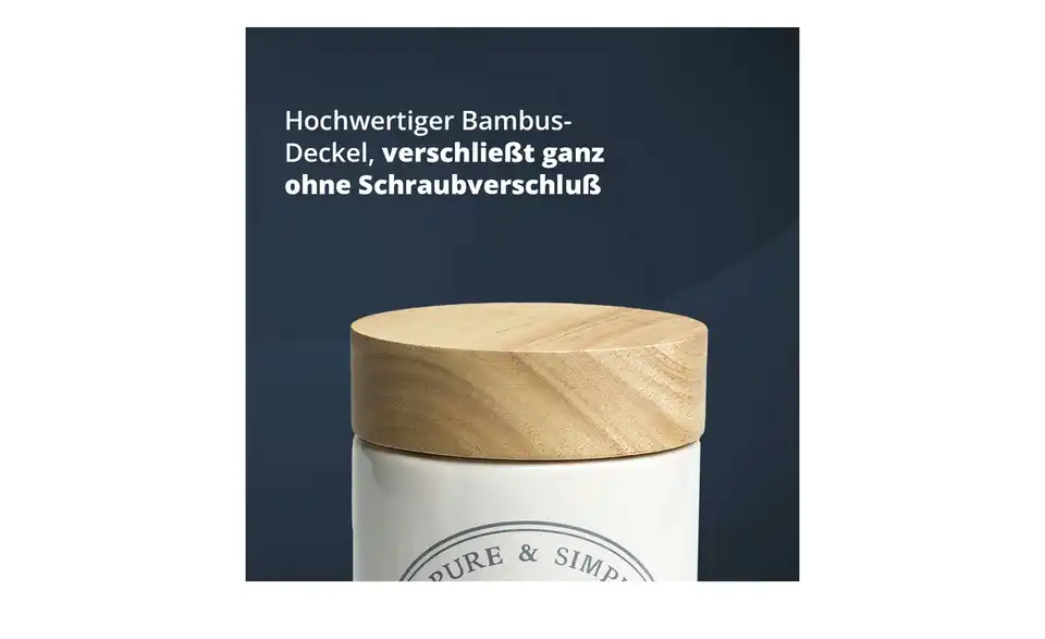 KHG Aufbewahrungsdose Zucker, Bild mit Text