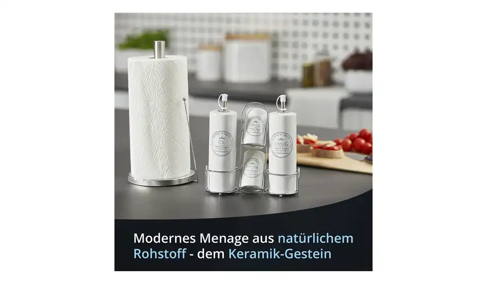 KHG Öl-Essigset, 5-teilig, Bild mit Text