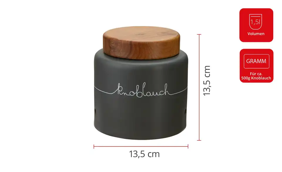 KHG Aufbewahrungsdose Knoblauch, in Wohnsituation