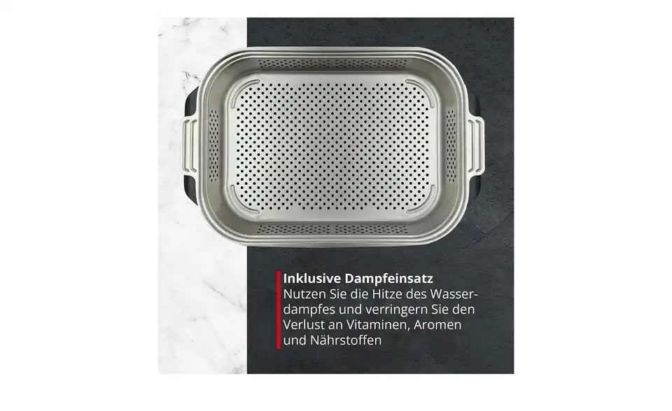 Meisterkoch Aluguss-Bräter, 3-teilig GUSTUS, Bild mit Text