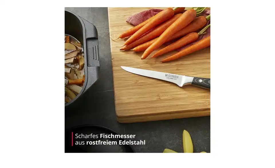 Meisterkoch Ausbeinmesser 15 cm PRIMUS, Bild mit Text