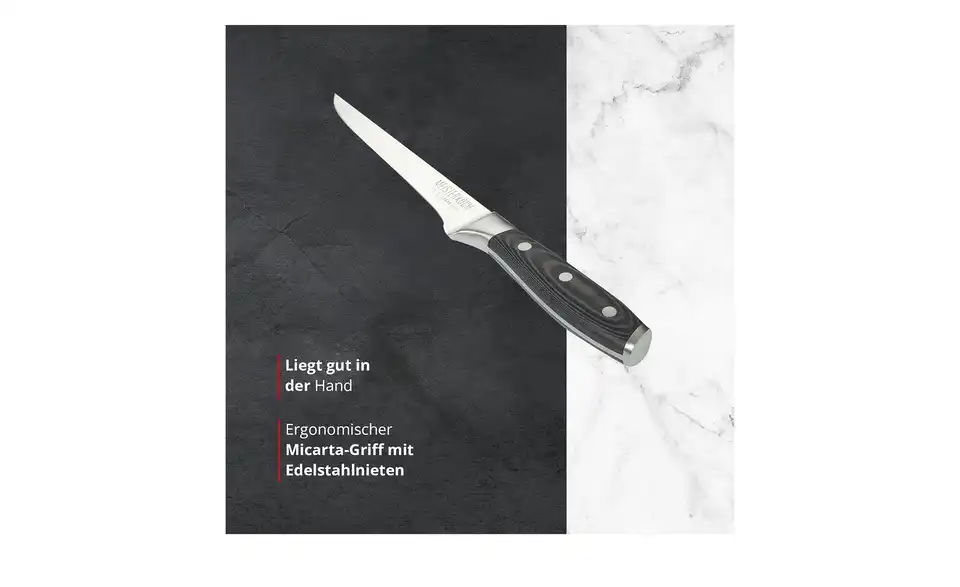 Meisterkoch Ausbeinmesser 15 cm PRIMUS, Bild mit Text