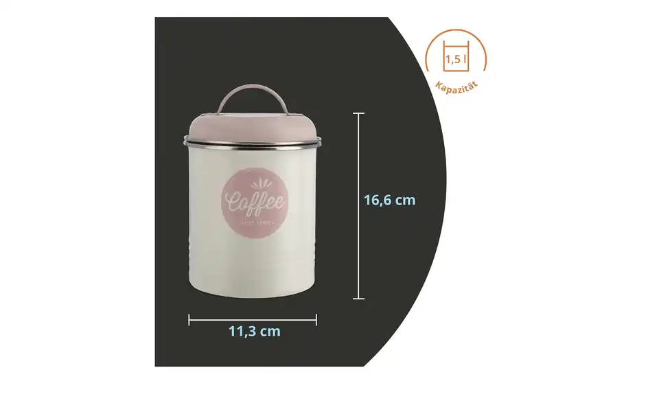 for friends Aufbewahrungsdose Sweet Home, Bild mit Text