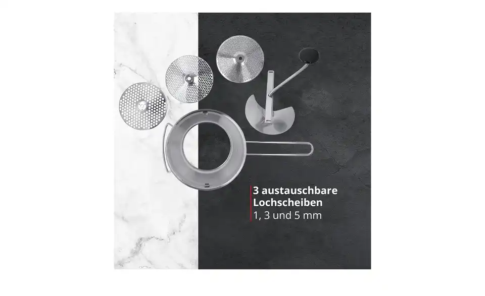 Meisterkoch Passiermühle OPTIMUS, Bild mit Text