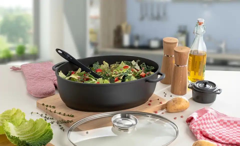 KHG Aromabräter aus Aluguss, in Wohnsituation