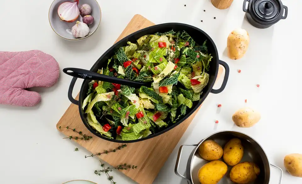 KHG Aromabräter aus Aluguss, in Wohnsituation